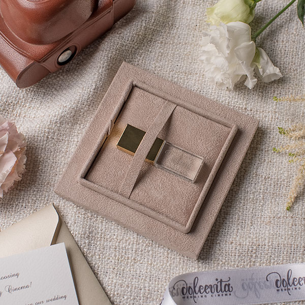 wedding videography luxury box dolcevita usb drive