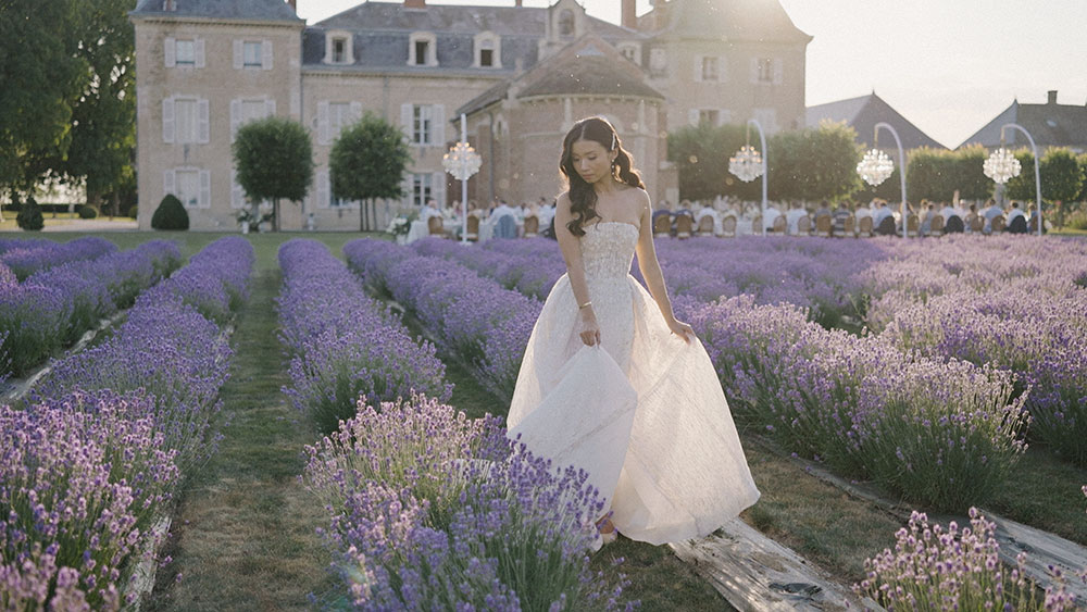 wedding in chateau de varenne france burgundy video videographer